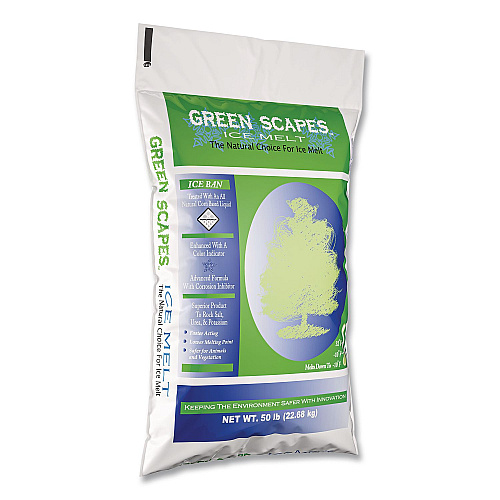 Scotwood Industries Green Scapes Ice Melt, 50 lb Bag, 50/Pallet (50BGREENPLT)