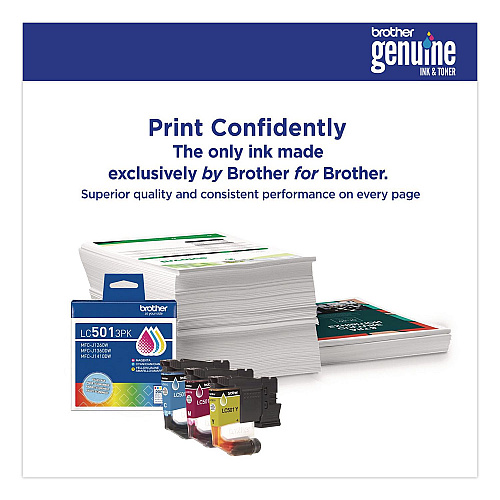 Brother LC501CS Ink, 200 Page-Yield, Cyan