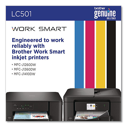 Brother LC501CS Ink, 200 Page-Yield, Cyan