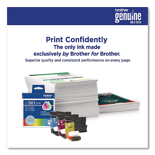 Brother LC501YS Ink, 200 Page-Yield, Yellow