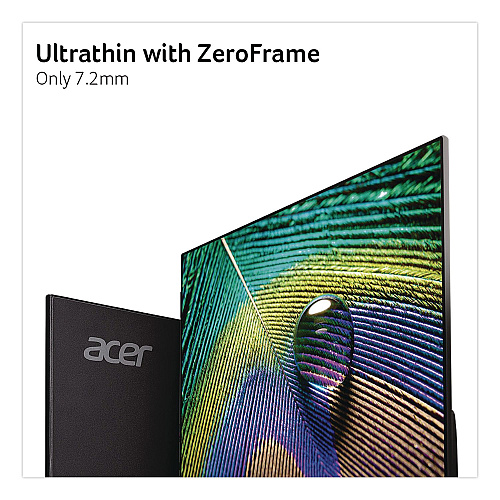 Acer SA272U WQHD LED Monitor, 27" Widescreen, IPS Panel, 2560 Pixels x 1440 Pixels (SA272UEBIIP)