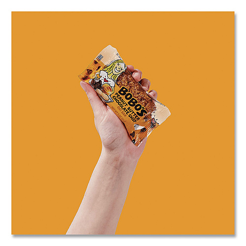 Bobo's Oatmeal Bars, Peanut Butter Chocolate Chip, 3 oz Individually Wrapped, 12/Box (00172)