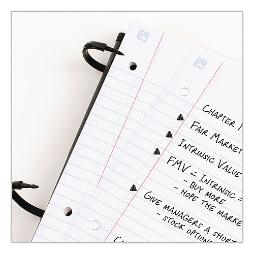Five Star FLEX Notebinder, 1/2" TechLock Rings, 1-Subject, Medium/College Rule, Randomly Assorted Cover Colors, (80) 11 x 8.5 Sheets (08120)