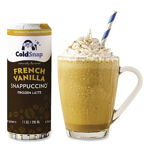 French Vanilla Snappuccino Frozen Latte Pod, 7. 1 oz Pod for ColdSnap Machine, 12/Carton (600041)
