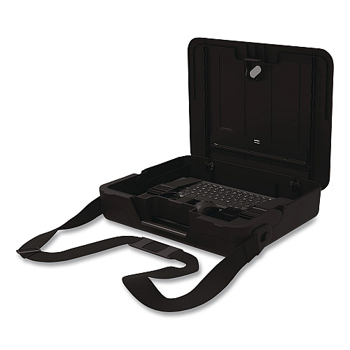 Fellowes Breyta Briefcase, Fits Devices Up to 14", Plastic, 15.11 x 12 x 3.5, Black (100098568)