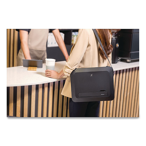 Fellowes Breyta Briefcase, Fits Devices Up to 14", Plastic, 15.11 x 12 x 3.5, Black (100098568)