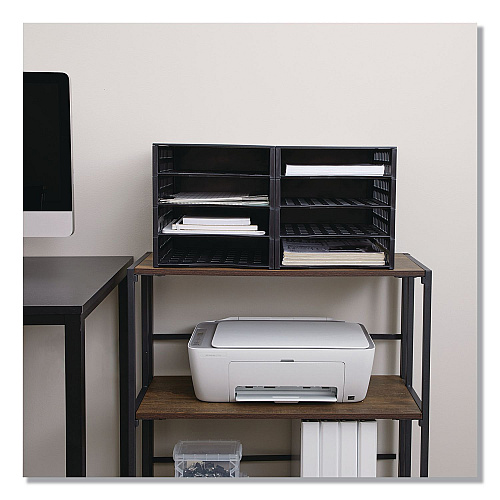 Thinkspace Literature Organizer, 8 Sections, 21 x 12.25, Black (39443)