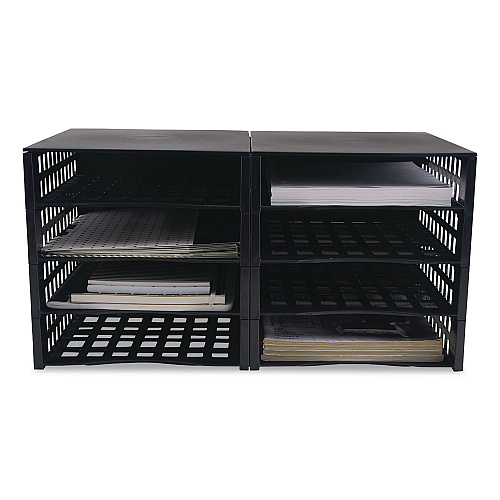 Thinkspace Literature Organizer, 8 Sections, 21 x 12.25, Black (39443)