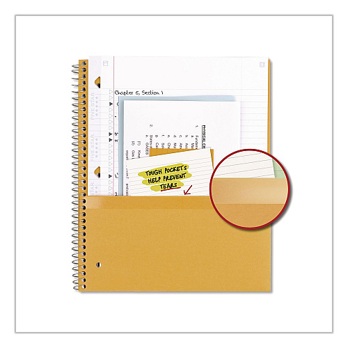 Five Star Wirebound Notebook, 3-Subject, Medium/College Rule, Fire Red Cover, (150) 11 x 8.5 Sheets (72065)