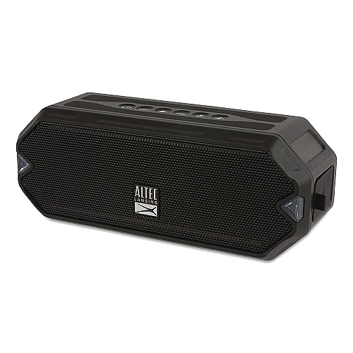 Altec Lansing HydraJolt EverythingProof Bluetooth Speaker, Black (IMW1200BLKST)