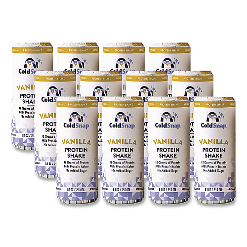 Vanilla Protein Shake Pod, 8.1 oz, Single Serve Pods for ColdSnap Machine, 12/Carton (100619)