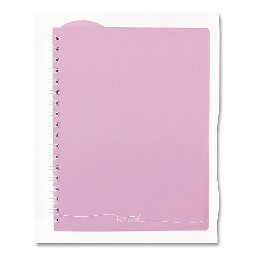 Carolina Paper Noted Neutrals Ideal Notebook, Management Format with College Ruling, Randomly Assorted Cover Colors, (100) 9.5 x 7.35 Sheets (13008)