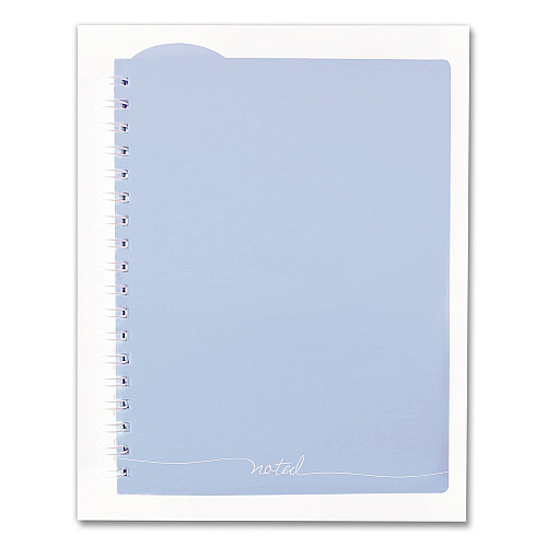 Carolina Paper Noted Neutrals Ideal Notebook, Management Format with College Ruling, Randomly Assorted Cover Colors, (100) 9.5 x 7.35 Sheets (13008)