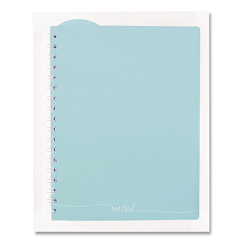 Carolina Paper Noted Neutrals Ideal Notebook, Management Format with College Ruling, Randomly Assorted Cover Colors, (100) 9.5 x 7.35 Sheets (13008)