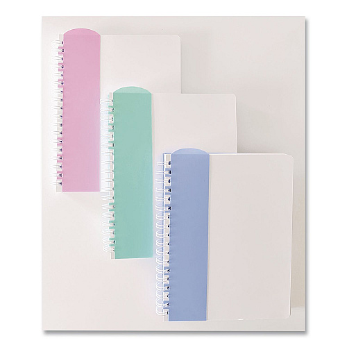 Carolina Paper Noted Neutrals Ideal Notebook, Management Format with College Ruling, Randomly Assorted Cover Colors, (100) 9.5 x 7.35 Sheets (13008)