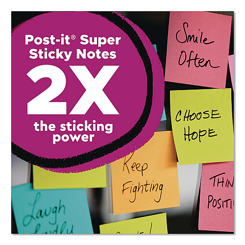 Post-it Pop-up Notes Summer Joy Collection Colors, Cabinet Pack, 3" x 3", Assorted Colors, 90 Sheets/Pad, 18 Pads/Pack (R33018SSJOYC)