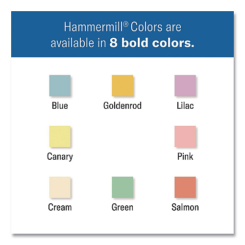 Hammermill Colors Print Paper, 24 lb Bond Weight, 8.5 x 11, Green, 500/Ream (813341)