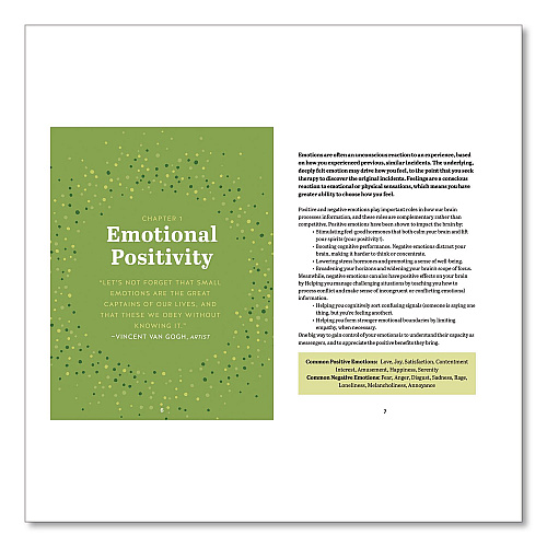 Quarto Guided Journal: 3-Minute Positivity - Transform Your Life by Changing Your Thoughts, Blue Cover, (96) 8 x 6 Sheets (978078584204)