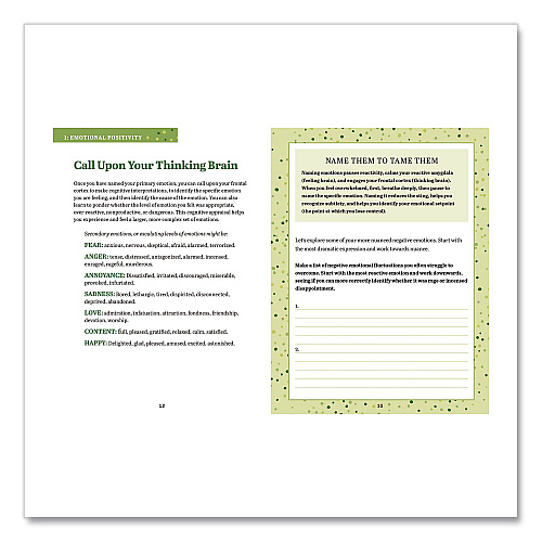 Quarto Guided Journal: 3-Minute Positivity - Transform Your Life by Changing Your Thoughts, Blue Cover, (96) 8 x 6 Sheets (978078584204)