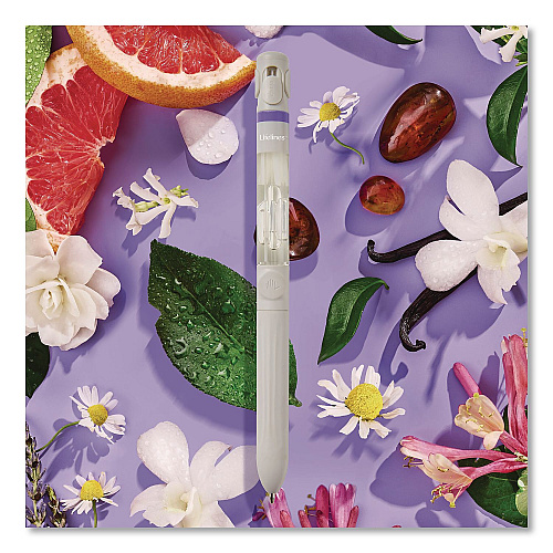 Lifelines In Bloom Essential Oil Blends Pen Diffuser, White/Purple (112501)