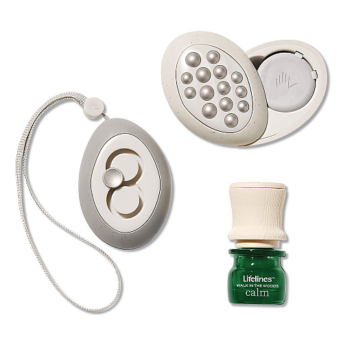 Lifelines Essential Oil Meditative Grounding Stones and Walk in the Woods Essential Oil, Gray (114501)