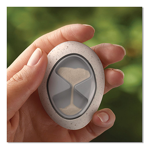 Lifelines Essential Oil Meditative Grounding Stones and Crisp Mountain Air Essential Oil, Gray, 2/Pack (114502)