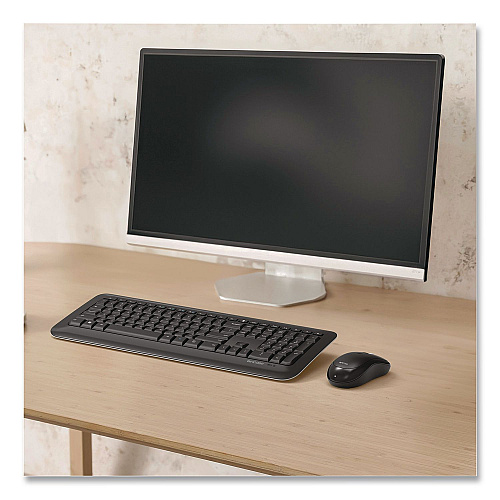 Incase Designed by Microsoft Wireless Desktop 850 Keyboard and Optical Mouse Combo, 2.4 GHz Frequency/15 ft Wireless Range, Black (PY900001)
