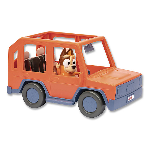 Bluey Series 11: Heeler Family Road Trip 4WD Vehicle, Ages 3 and Up, 2 Pieces (176614)