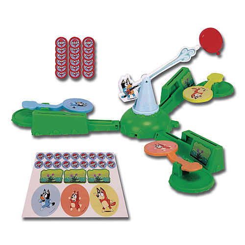 Bluey Keepy Uppy Game, 2 to 3 Players, Ages 4 and Up, 15 Pieces (909736)