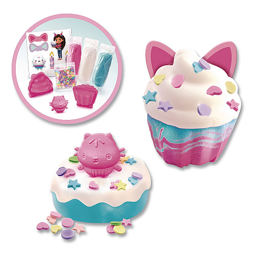DreamWorks Gabby's Dollhouse Cat Box Sensory Compound Kit, Ages 4 and Up, 32 Pieces (84301124)