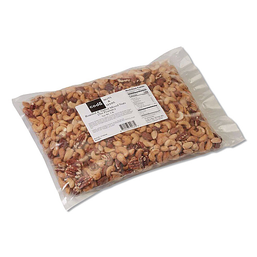 Mountain Manufacturing Coda Roasted and Salted Mixed Nuts, 5 lb Bag, 4/Carton (CDA92926)