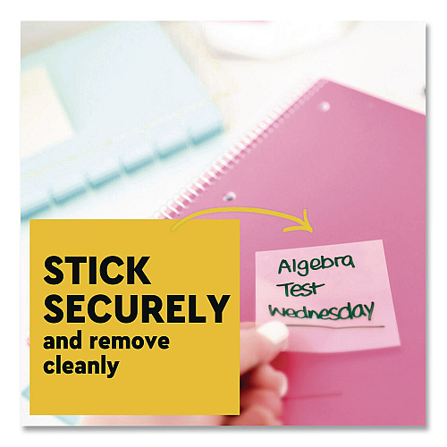 Post-it Transparent Notes, 2.88" x 5.88", Clear, 36 Sheets/Pad (636TRSPT)