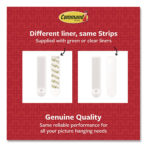 Command Damage-Free Hanging Picture Hanging Strip Pairs, (8) XL (0.86 x 4.37), (6) L (0.75" x 3.65"), (2) Med (0.75 x 2.75), Black (17218BLK16ES)