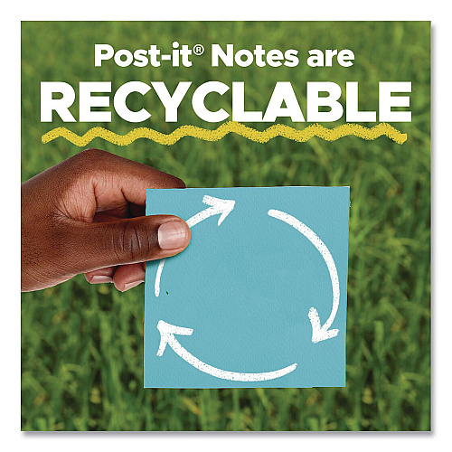 Post-it Original Pads in Canary Yellow, Note Ruled, 3" x 3", 100 Sheets/Pad, 12 Pads/Pack (63012PK)