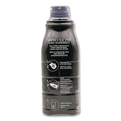 Java House Cold Brew Coffee Concentrate, Pure Black, 32 oz Bottle (HFP01607)