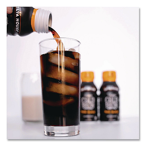 Java House Cold Brew Coffee, Pure Black, 8 oz Bottle, 24/Carton (HFP01781)