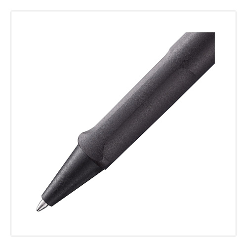 LAMY safari Ballpoint Pen, Retractable, Medium, Black Ink, Black Barrel (L217)