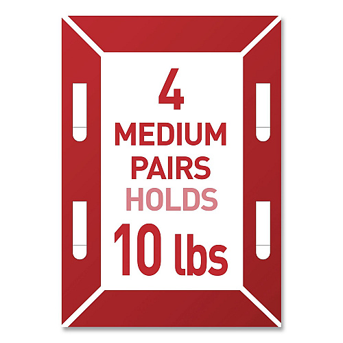 Command Damage-Free Hanging Picture Hanging Strip Pairs, (16) Large (0.75" x 3.65"), (12) Medium (0.63" x 2.75"), White, 28/Pack (MMM1720928ES)