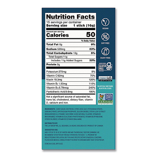 LIQUID I.V. Hydration Multiplier, Passion Fruit, 0.56 oz Stick, 15/Pack (EHC47496)