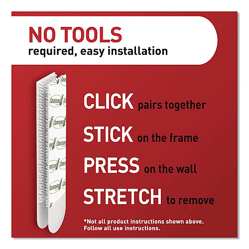 Command Damage-Free Hanging Picture Hanging Strip Pairs, (16) Large (0.75" x 3.65"), (12) Medium (0.63" x 2.75"), White, 28/Pack (MMM1720928ES)