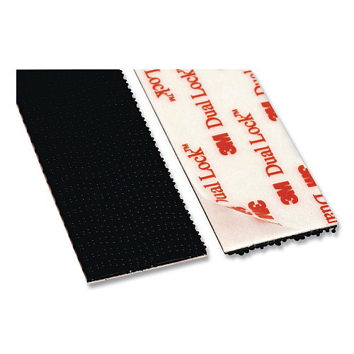 Scotch Extreme Fasteners, 1" x 3", Black, 2 Sets of Strips/Pack (RF6731)