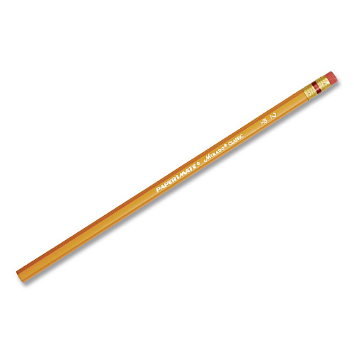 Paper Mate EverStrong #2 Woodcase Pencils, HB (#2), Black Lead, Yellow Barrel, 72/Pack (2105642)