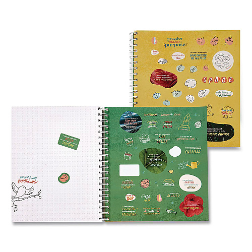 Lifelines Guided Journal: Practice Makes Purpose by Melissa Bernstein and Shiri Mund, PhD, Green Tree Cover, (90) Sheets (171101)