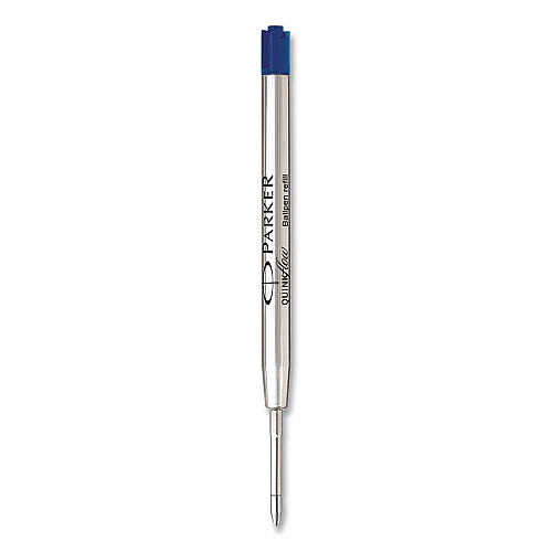 Quinkflow Refill for Parker Ballpoint Pen, Medium Conical Tip, Blue Ink, 3/Pack (2119152)