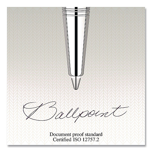 Quinkflow Refill for Parker Ballpoint Pen, Medium Conical Tip, Black Ink, 10/Pack (2119153)
