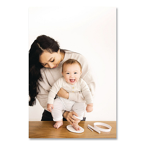 pearhead Babyprints Handprint or Footprint Keepsake Ornament Kit, 100% Baby Safe Impression Material/Shaping Ring/Ribbon/Pin (50020)