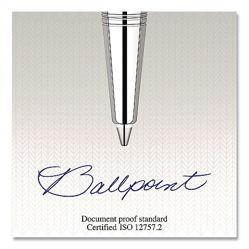Quinkflow Refill for Parker Ballpoint Pen, Medium Conical Tip, Blue Ink, 10/Pack (2119154)