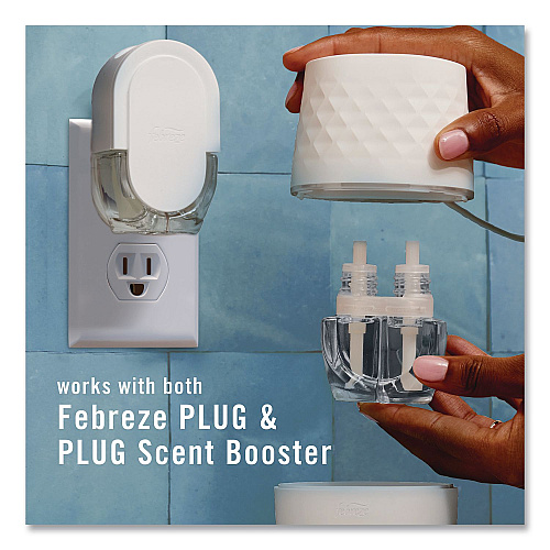 Febreze Plug Scent Booster Oil Diffuser, 4.44 x 5.43 x 4.25, White (14637)