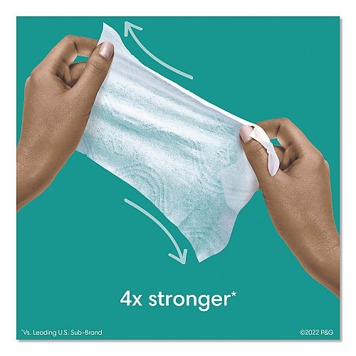 Pampers Baby-Clean Wipes, 6.7 x 7, Baby Fresh, White, 72 Wipes/Pack, 6 Packs/Carton (73278)