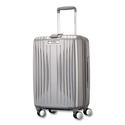 Samsonite Opto 3 Hardside Spinner Suitcase, 13.58 x 9.25 x 19.29, Silver (1470747722)